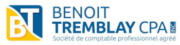 Benoit Tremblay – CPA – Comptable Agréé Logo